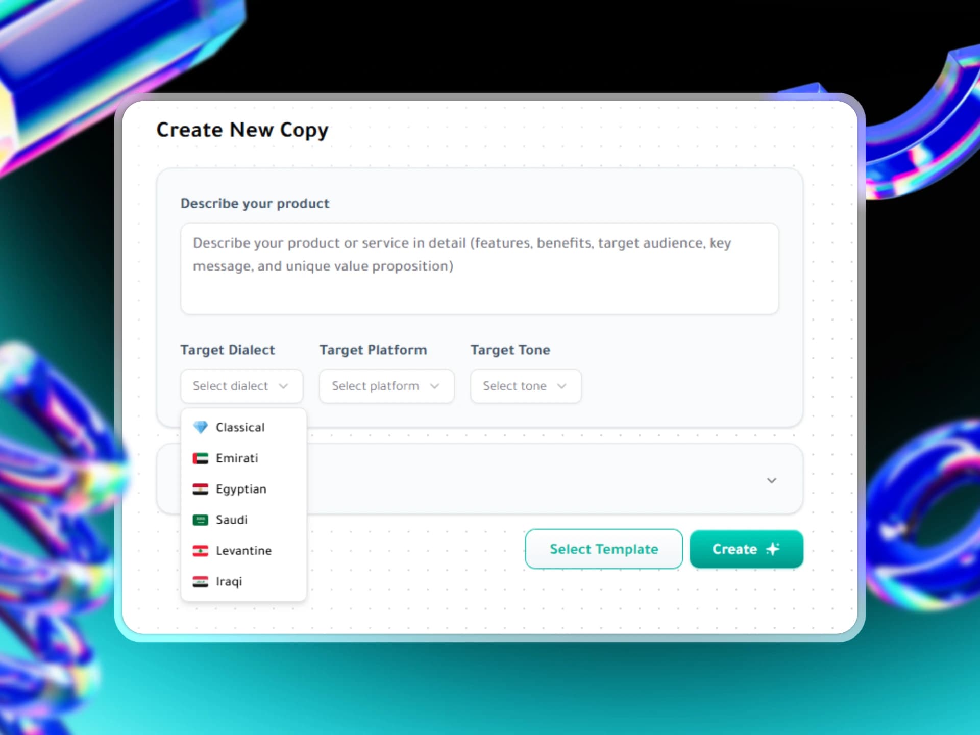 Arabic campaign copy workflow